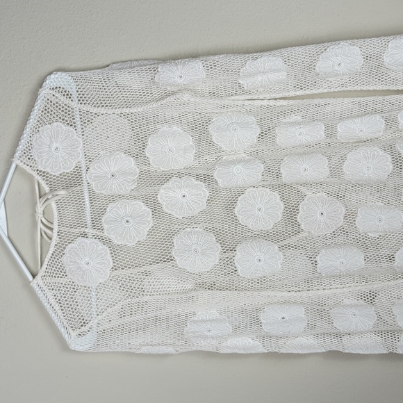 Show Me Your Mumu Castaway Cover Up Women's Small White Dress - Picture 8 of 16